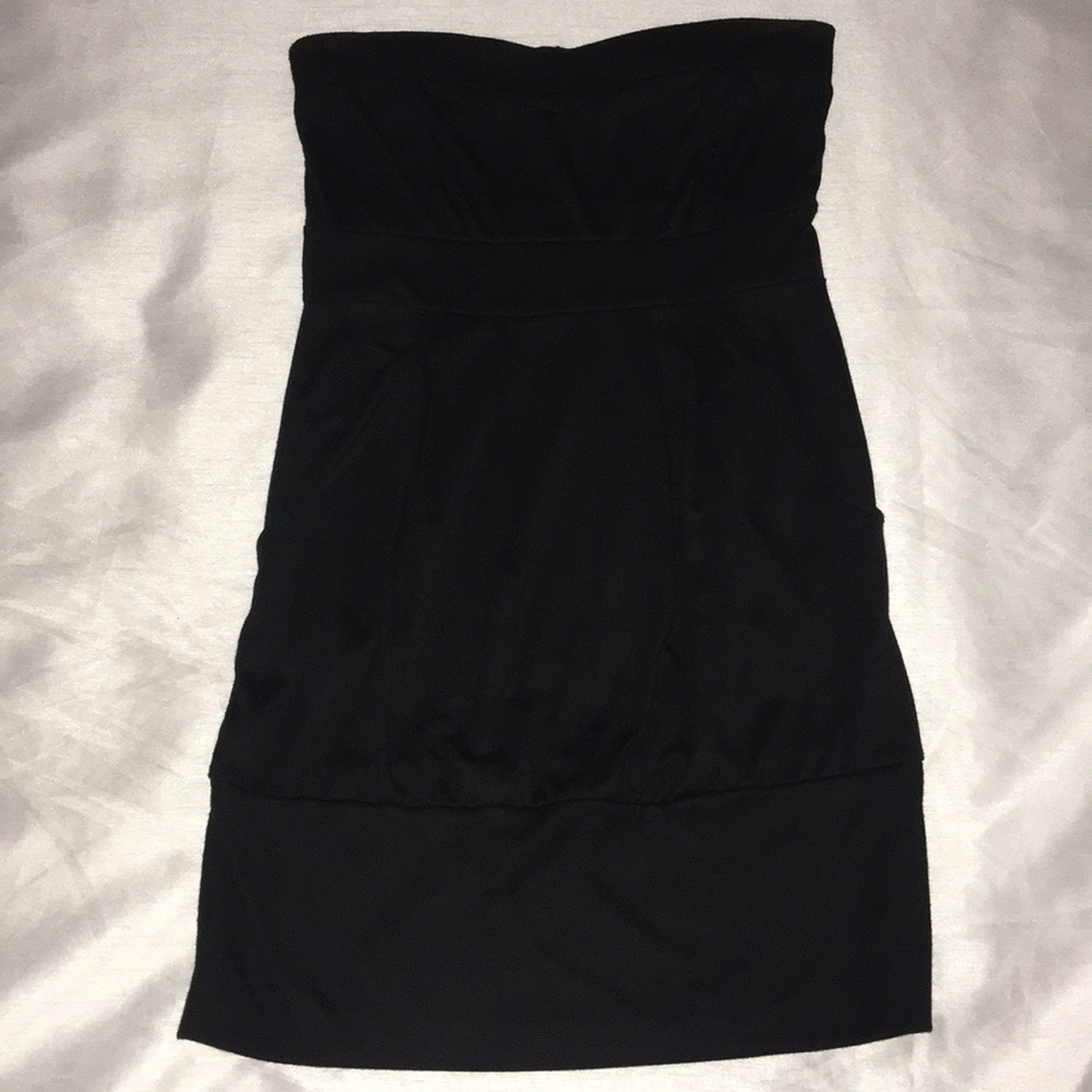 Sexy Black Strapless Dress